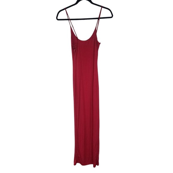 NEW Fashion Nova Ajay Maxi Dress S Red Adjustable Straps Sexy NWT - Picture 4 of 12